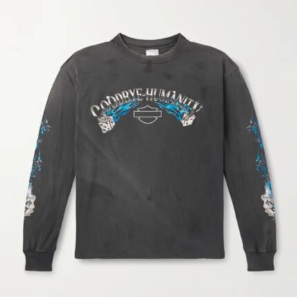 Black SAINT MXXXXXX Goodbye Humanity Dice T-shirt