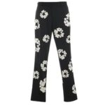 Black SAINT Mxxxxxx x DENIM TEARS Cotton Wreath Slacks