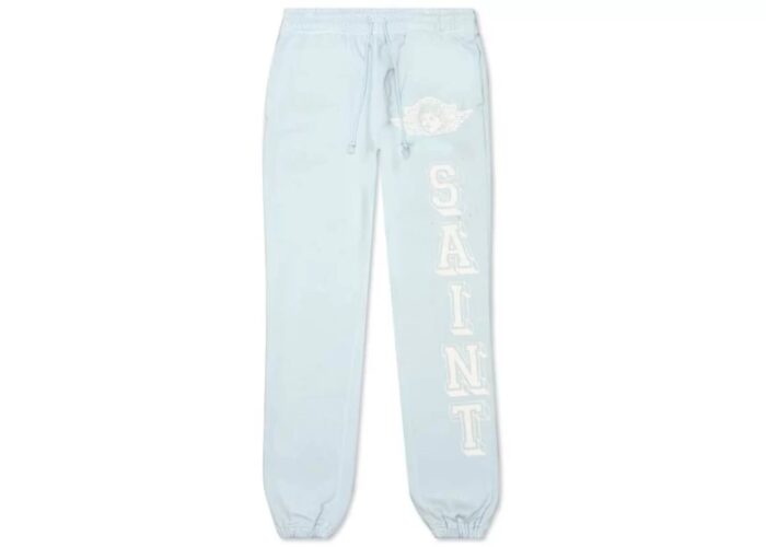 Blue Saint Michael Angel Sweatpants