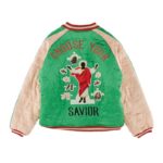 Green/Black Saint Mxxxxxx x Denim Tears Reversible Yokosuka Jacket