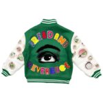 Green Saint Mxxxxxx x Takashi Murakami Stadium Jacket