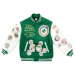Green Saint Mxxxxxx x Takashi Murakami Stadium Jacket