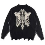 Vintage Black Saint Mxxxxxx x VLONE Bone Knit Sweater